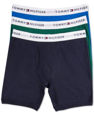Men's 3-Pack Classic Cotton Boxer Briefs by TOMMY HILFIGER