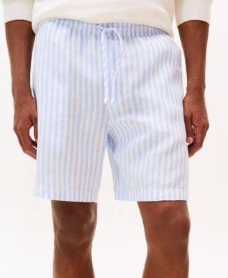 Men's 7" Stripe Linen Shorts by TOMMY HILFIGER