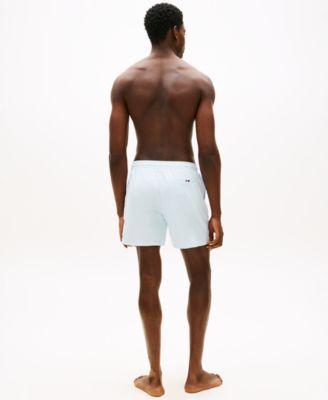 Men's Classic-Fit Drawstring Zip Pocket Swim Trunks by TOMMY HILFIGER