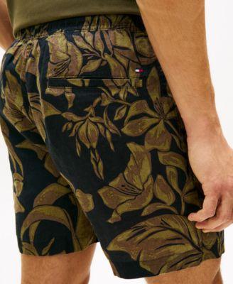 Men's Dover 6" Regular-Fit Linen Floral Shorts by TOMMY HILFIGER