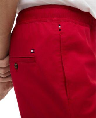 Men's Dover 8" Regular-Fit Poplin Logo Shorts by TOMMY HILFIGER