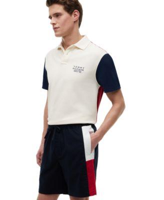 Men's Dover 8" Regular-Fit Poplin Logo Shorts by TOMMY HILFIGER