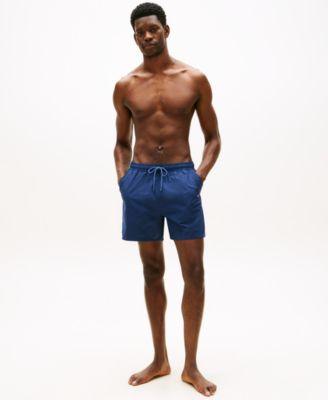 Men's Drawstring Zip Pocket Swim Trunks by TOMMY HILFIGER