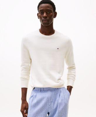 Men's Essential Cotton Crewneck Sweater by TOMMY HILFIGER
