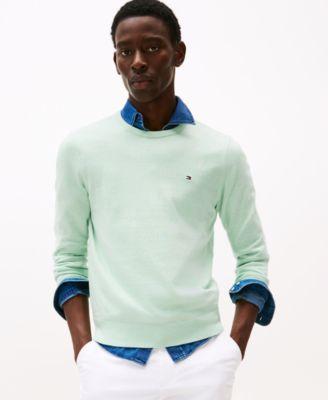Men's Essential Cotton Crewneck Sweater by TOMMY HILFIGER