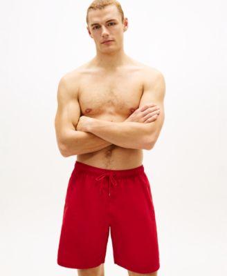 Men's Long Drawstring 7" Swim Trunks by TOMMY HILFIGER