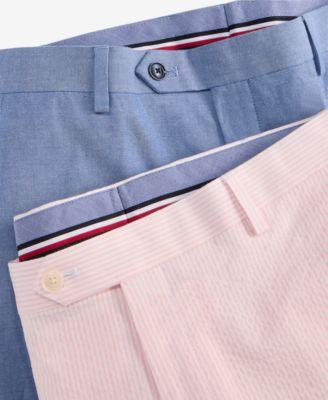 Men's Modern-Fit Solid Seersucker Pant by TOMMY HILFIGER