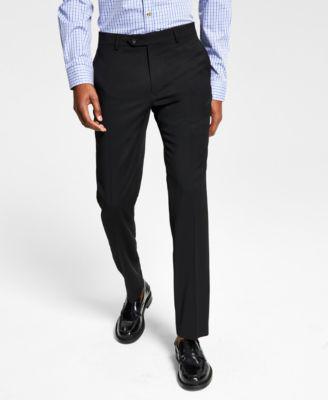 Men's Modern-Fit Wool TH-Flex Stretch Suit Separates Pant by TOMMY HILFIGER Men's Modern-Fit Wool TH-Flex Stretch Suit Separates Pant by TOMMY HILFIGER