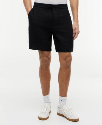 Men's Regular-Fit 8" Linen-Blend Drawstring Shorts by TOMMY HILFIGER