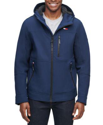 Men's Sherpa-Lined Softshell Hooded Jacket by TOMMY HILFIGER
