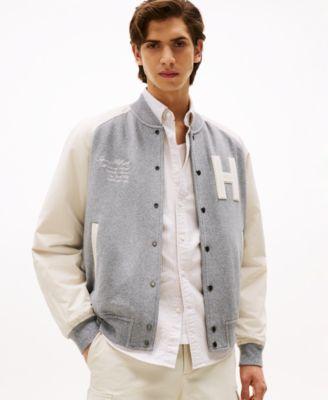 Men's Varsity Logo Bomber Jacket by TOMMY HILFIGER
