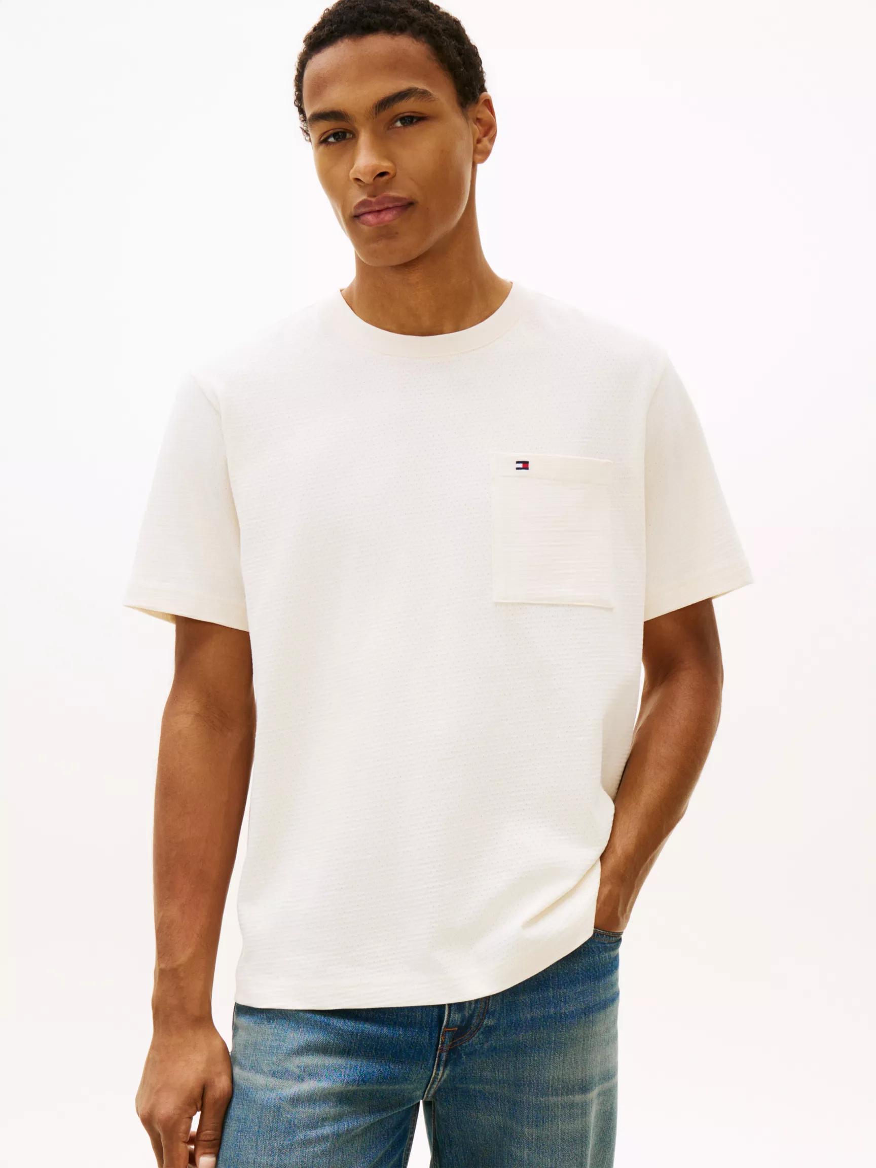 Mesh Jersey Pocket T-Shirt by TOMMY HILFIGER