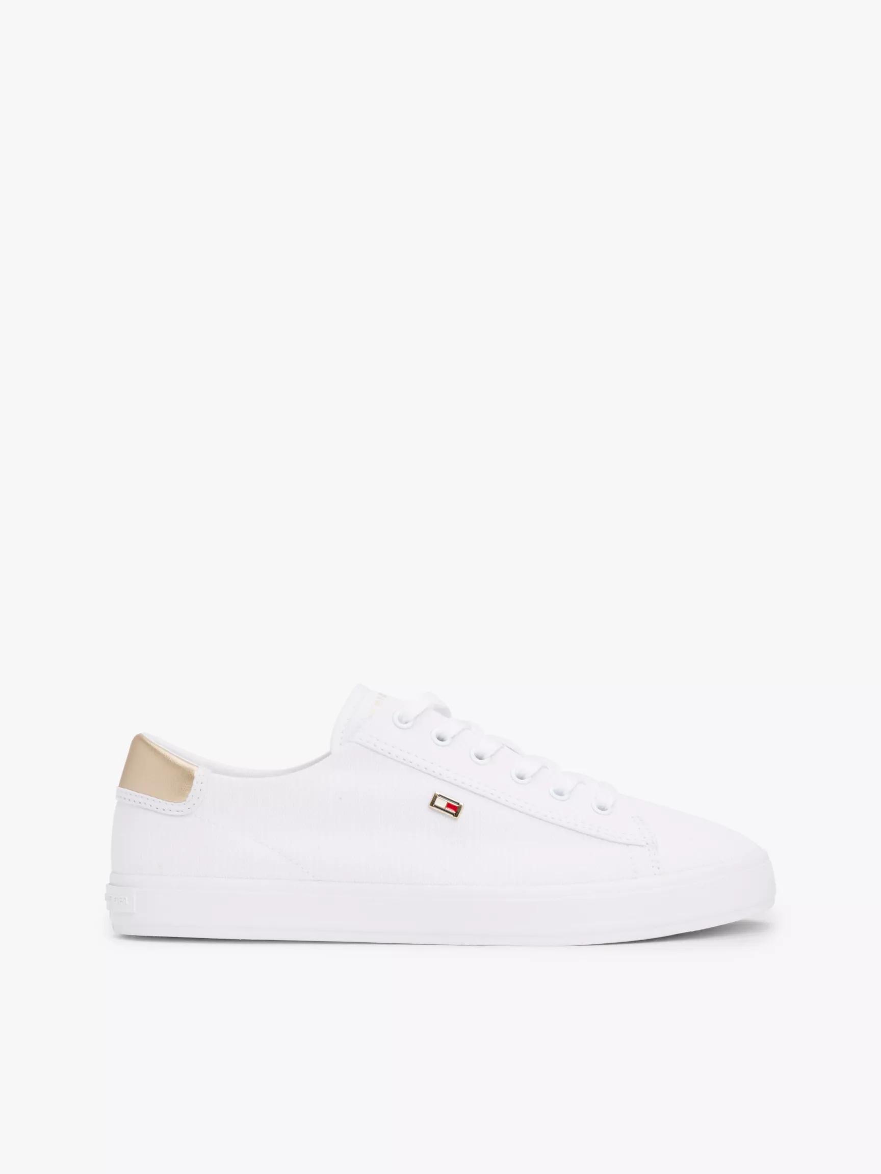 Metallic Heel Canvas Sneaker by TOMMY HILFIGER