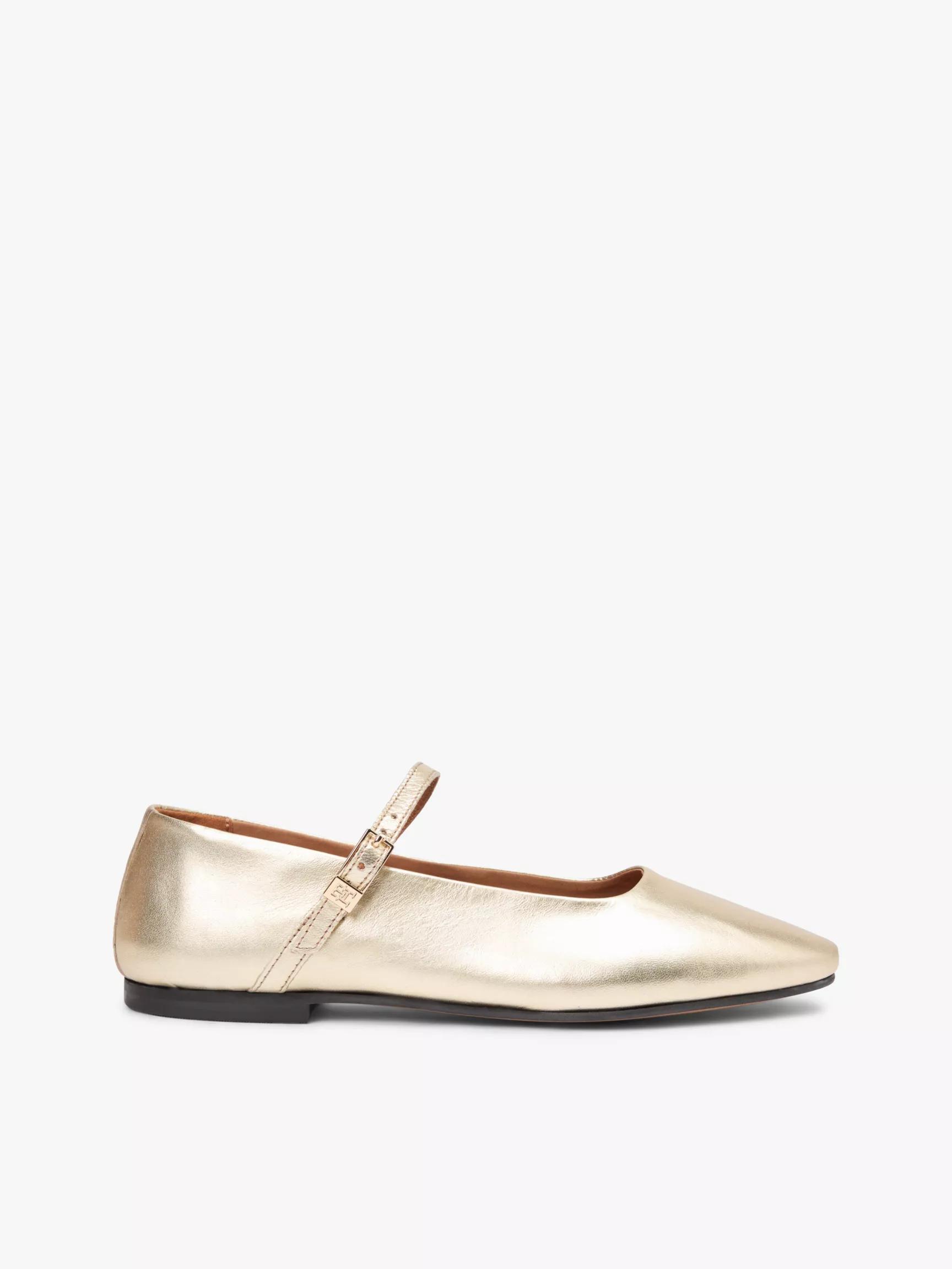 Metallic Leather Mary Jane Flat by TOMMY HILFIGER