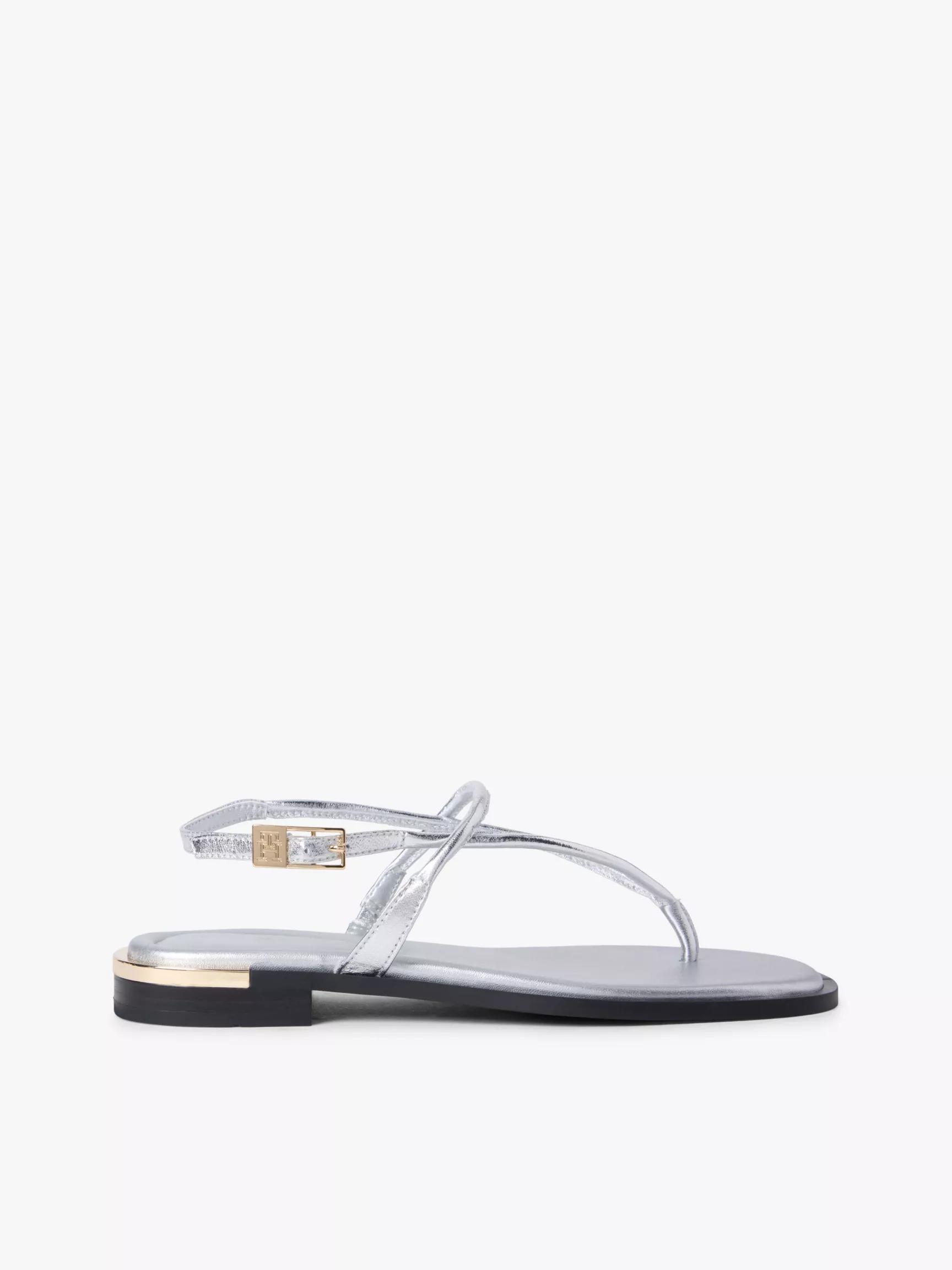 Metallic Leather Sandal by TOMMY HILFIGER