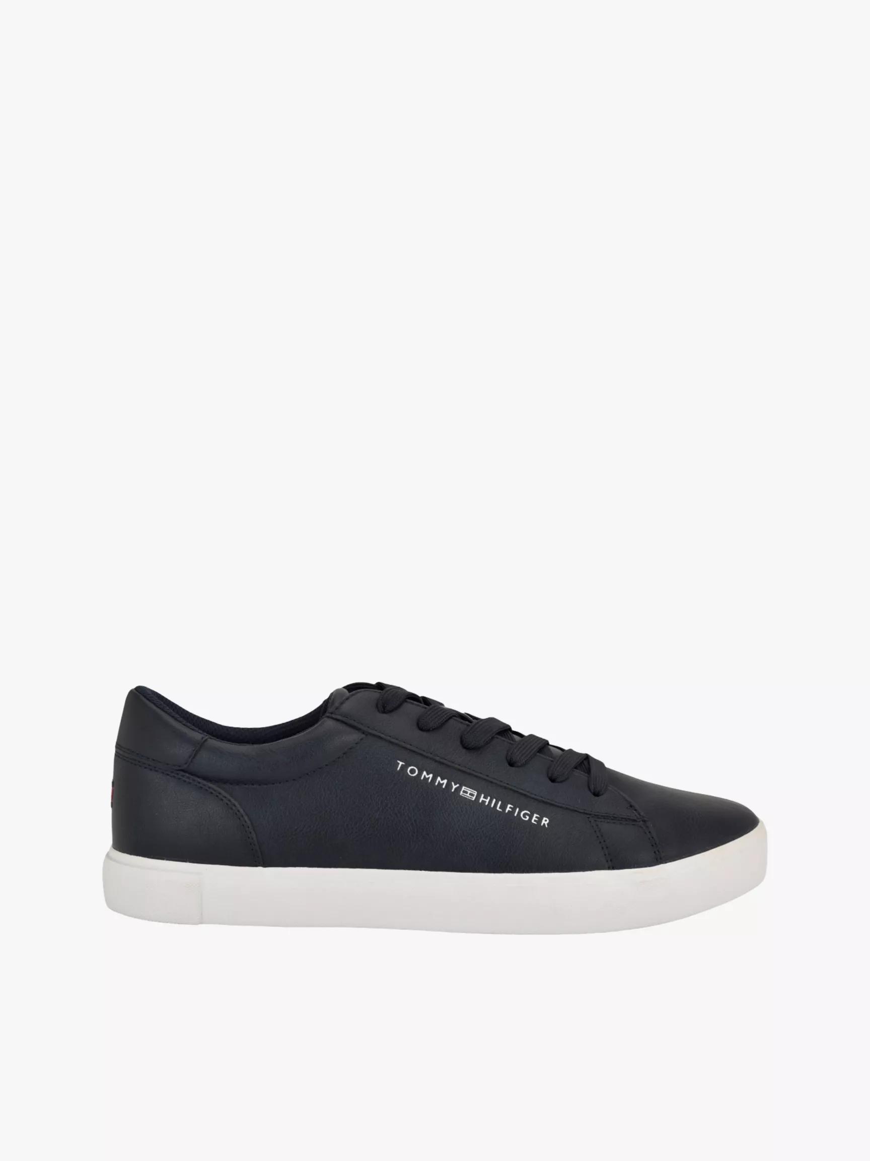 Metallic Logo Pebbled Court Sneaker by TOMMY HILFIGER