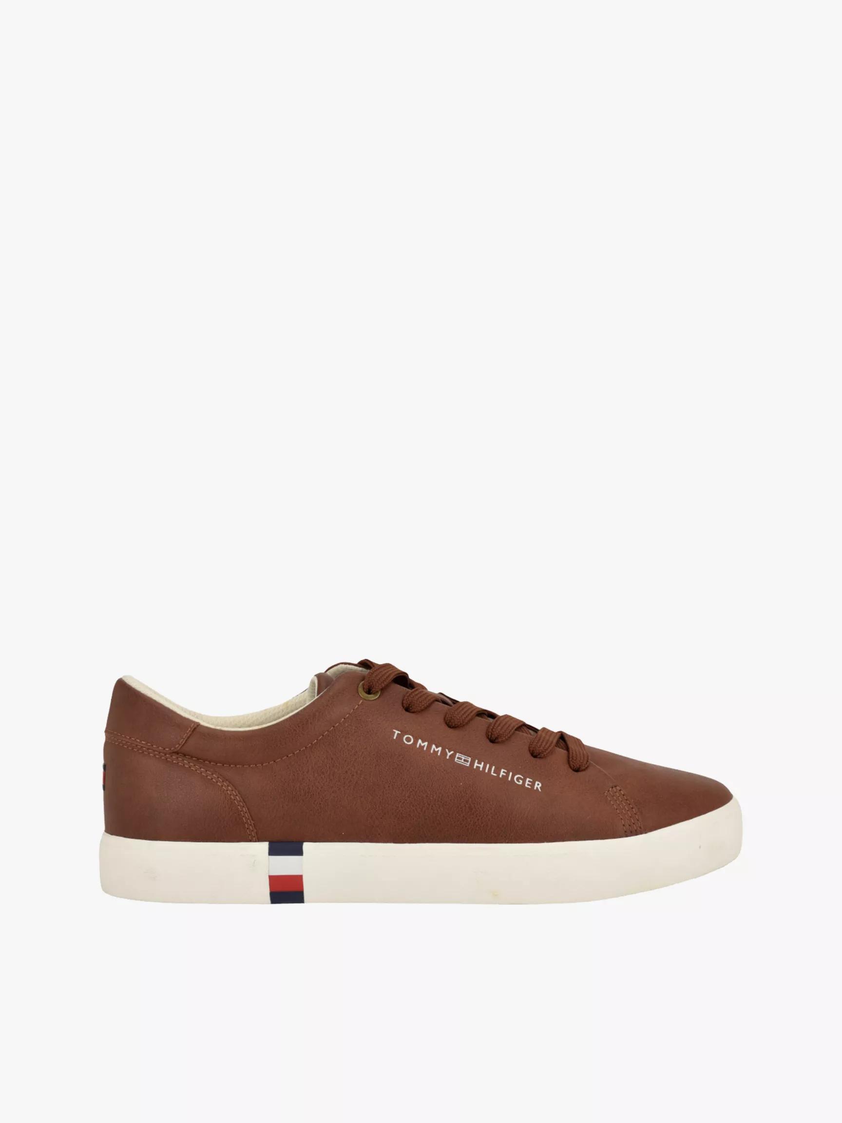 Metallic Logo Pebbled Court Sneaker by TOMMY HILFIGER