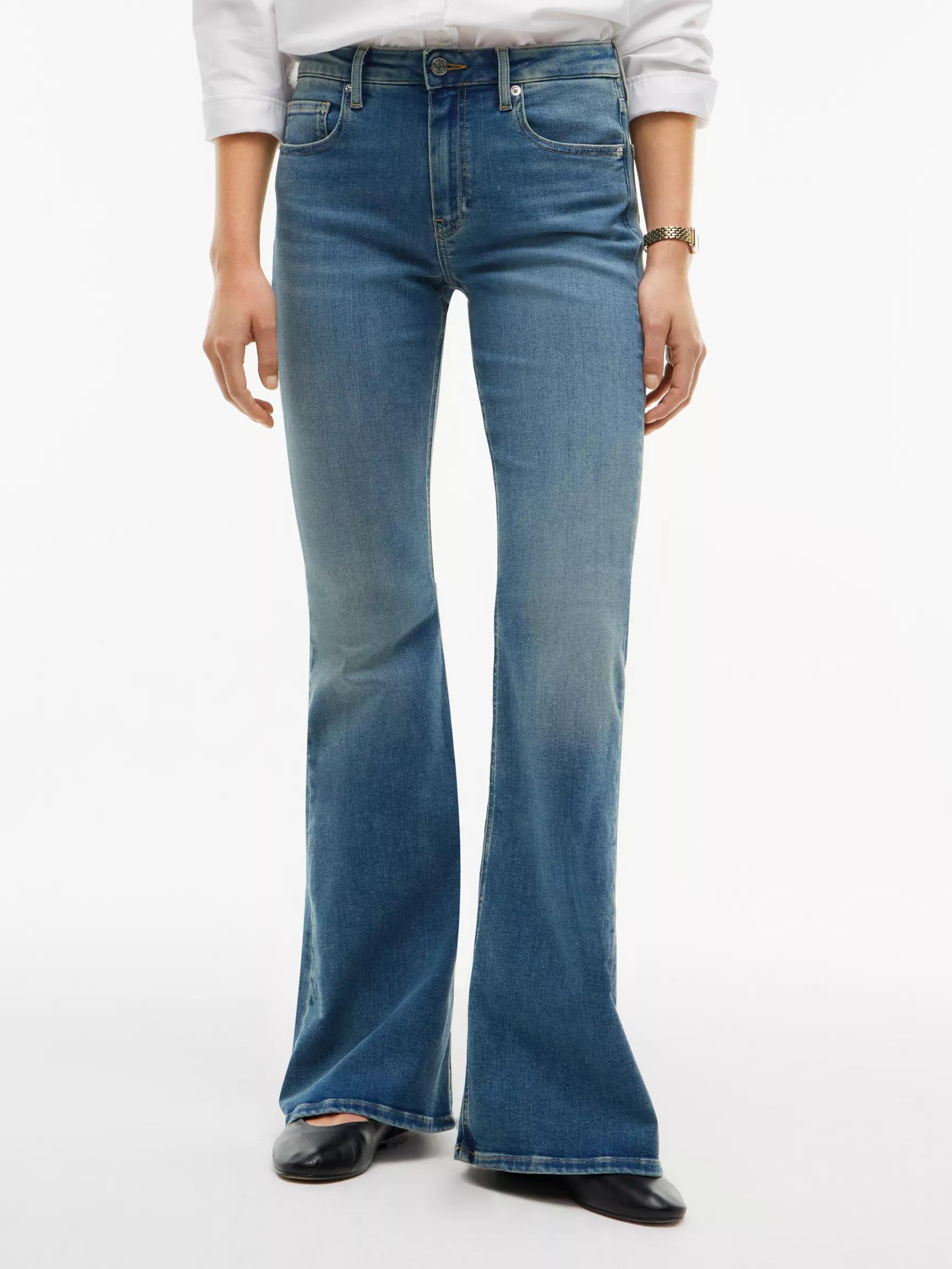 Mid-Rise Stretch Flared Jean by TOMMY HILFIGER
