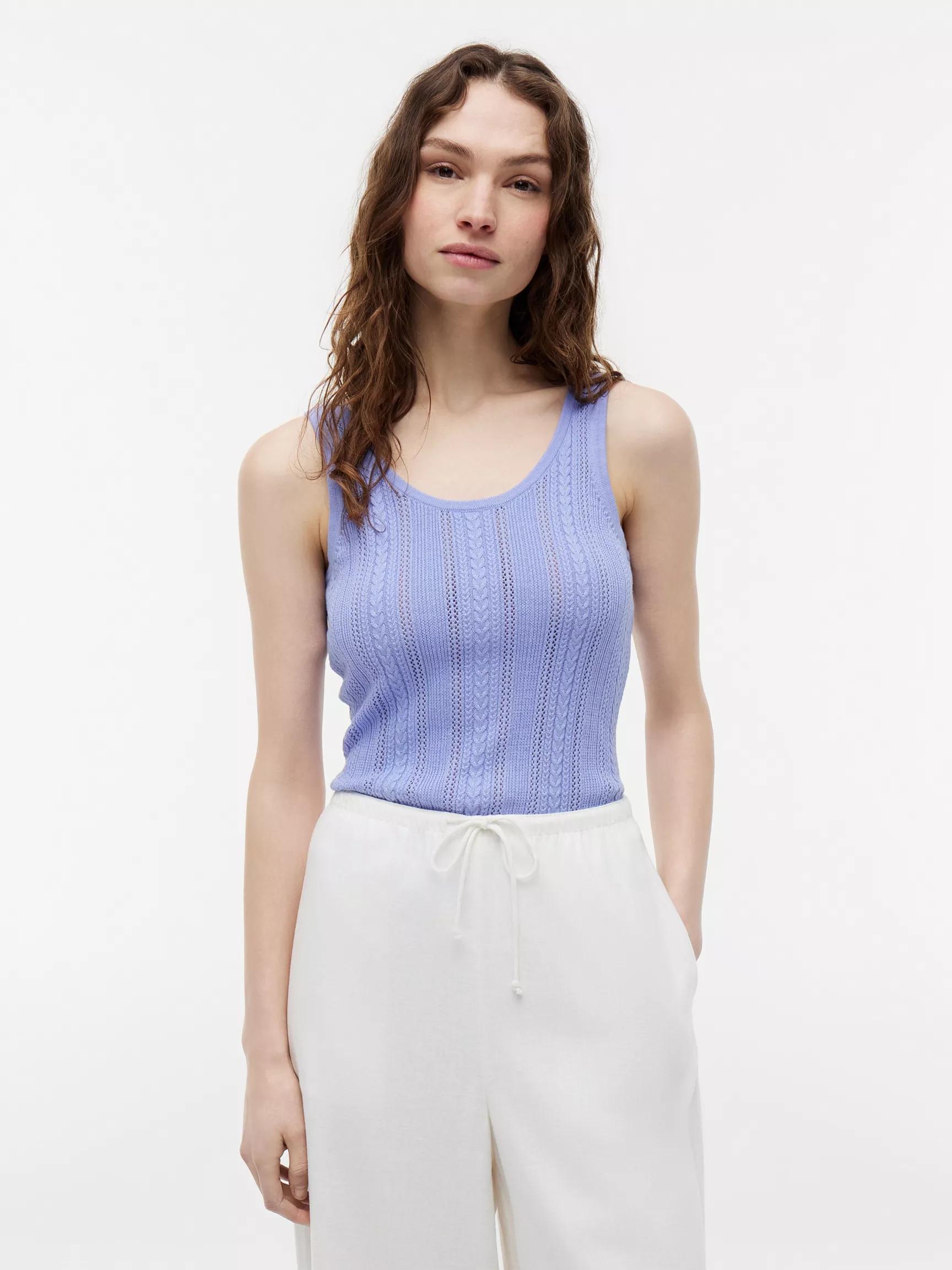 Mixed-Knit Tank Top by TOMMY HILFIGER