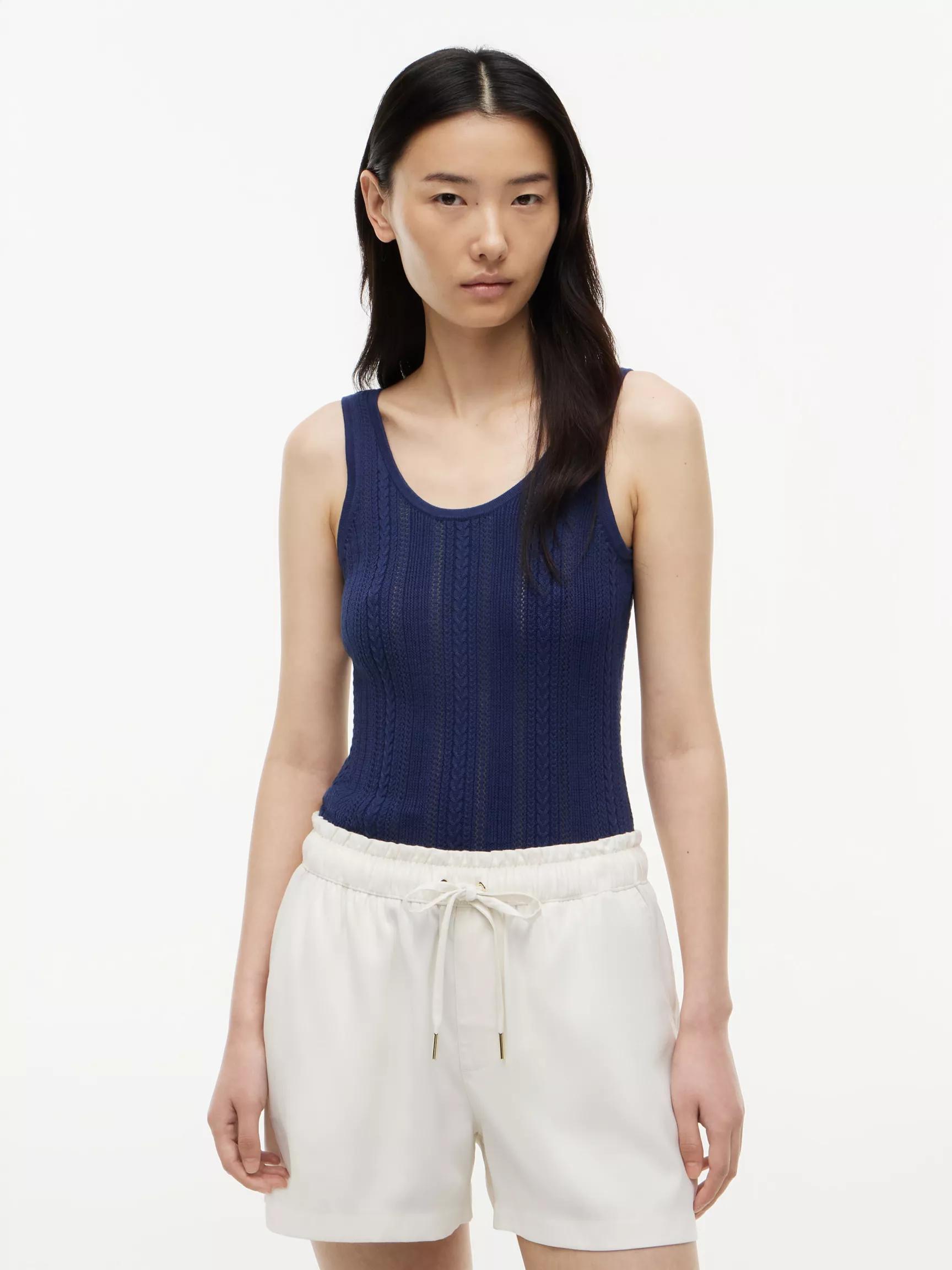Mixed-Knit Tank Top by TOMMY HILFIGER