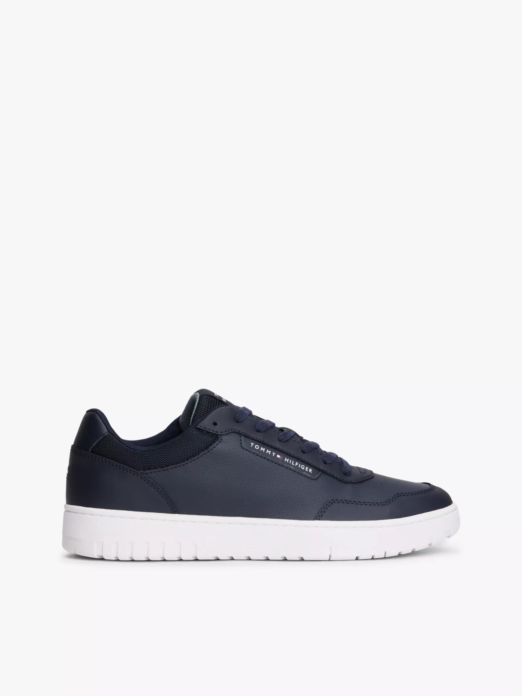 Mixed Media Leather Court Sneaker by TOMMY HILFIGER