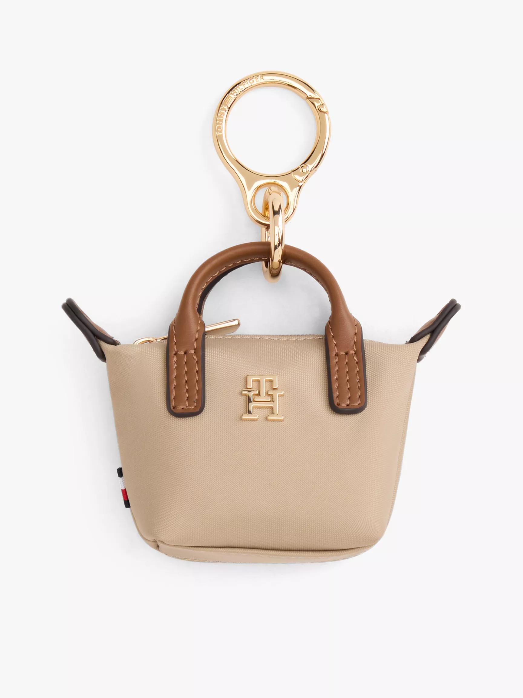 Monogram Coin Purse Bag Charm by TOMMY HILFIGER
