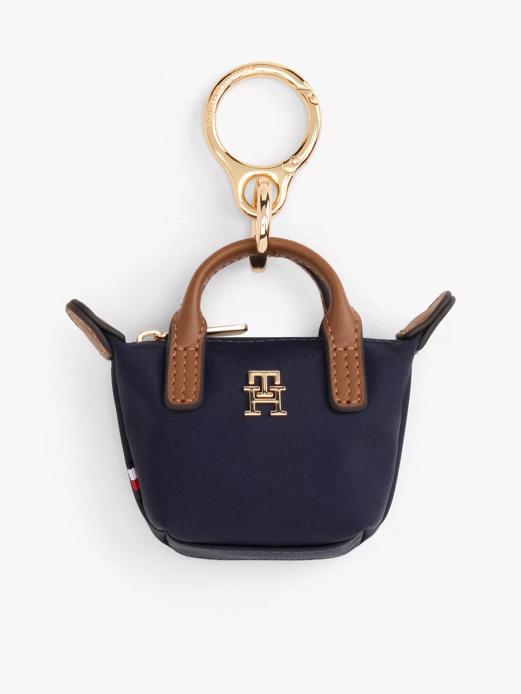 Monogram Coin Purse Bag Charm by TOMMY HILFIGER