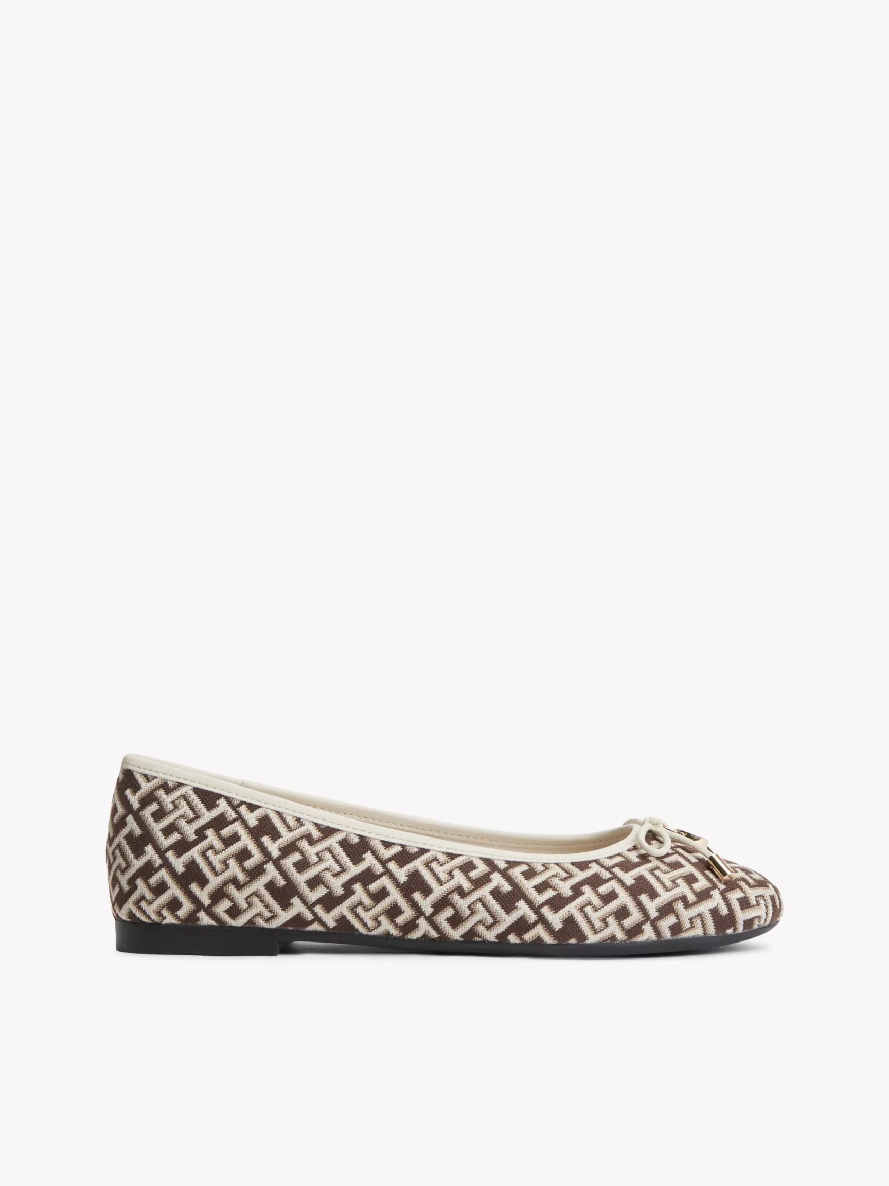 Monogram Jacquard Ballet Flat by TOMMY HILFIGER