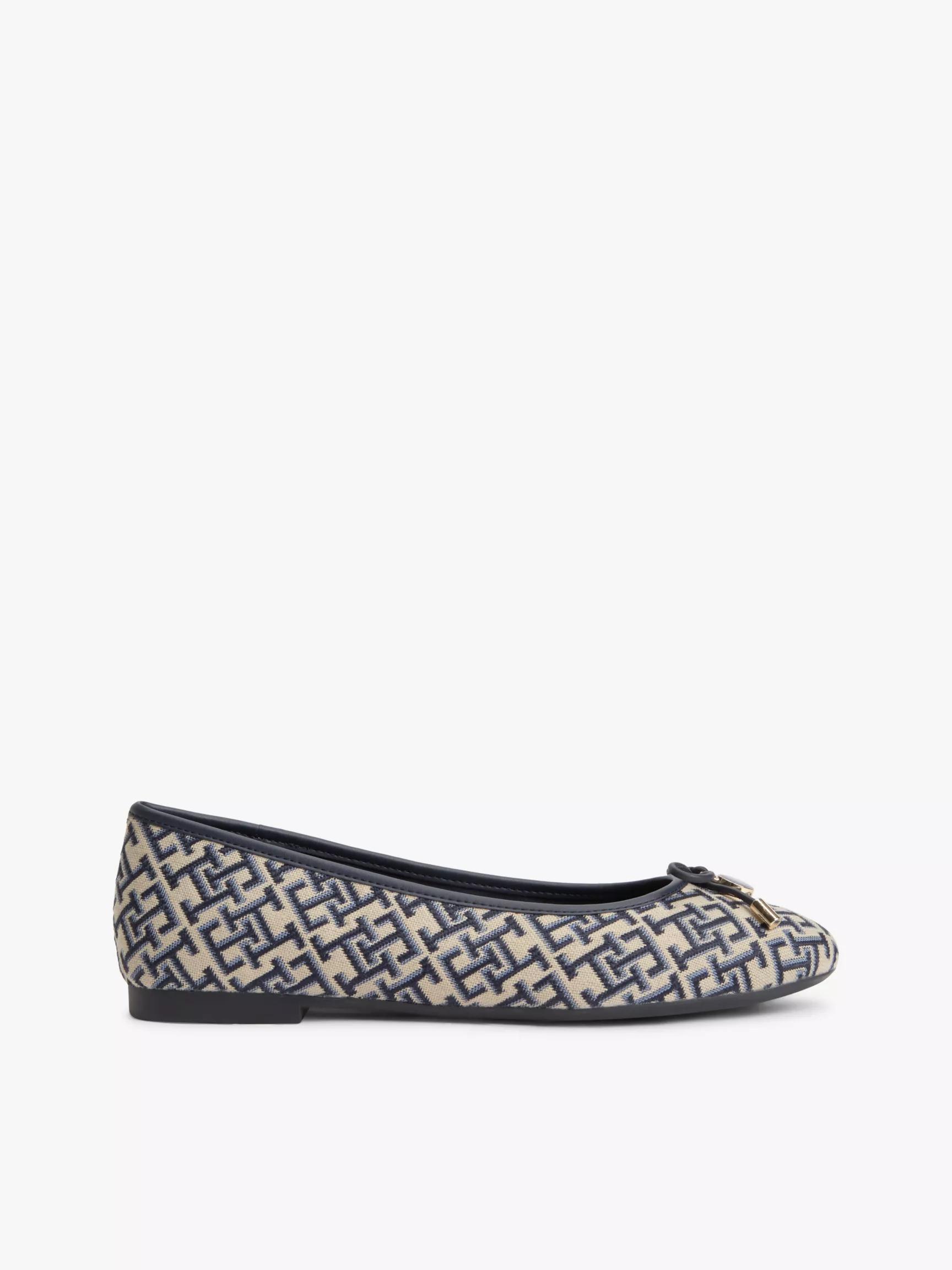 Monogram Jacquard Ballet Flat by TOMMY HILFIGER