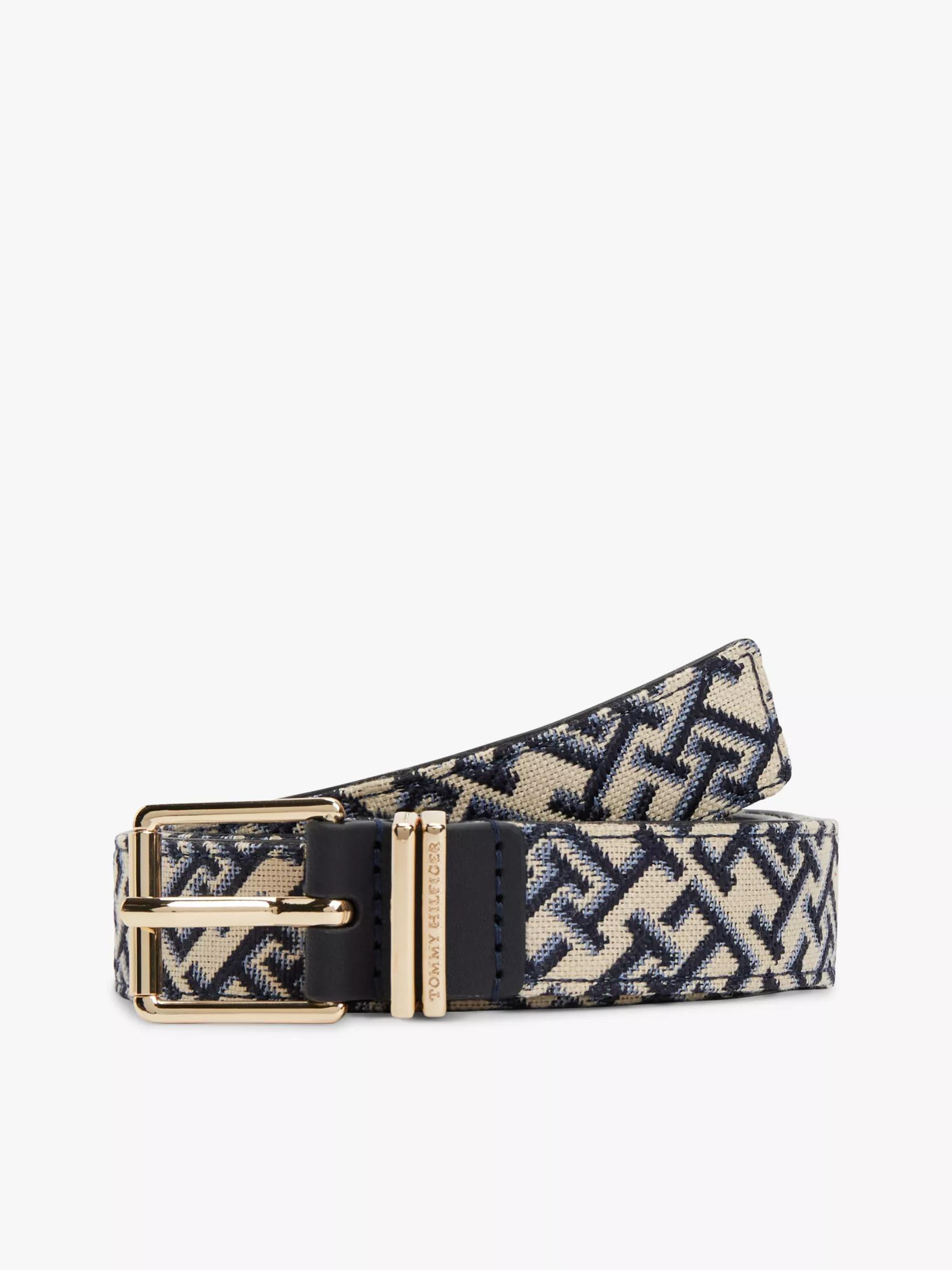 Monogram Jacquard Belt by TOMMY HILFIGER