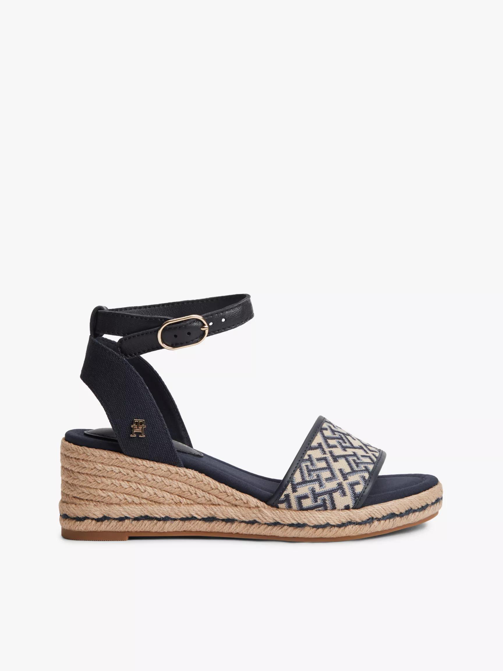 Monogram Jacquard Wedge Espadrille by TOMMY HILFIGER