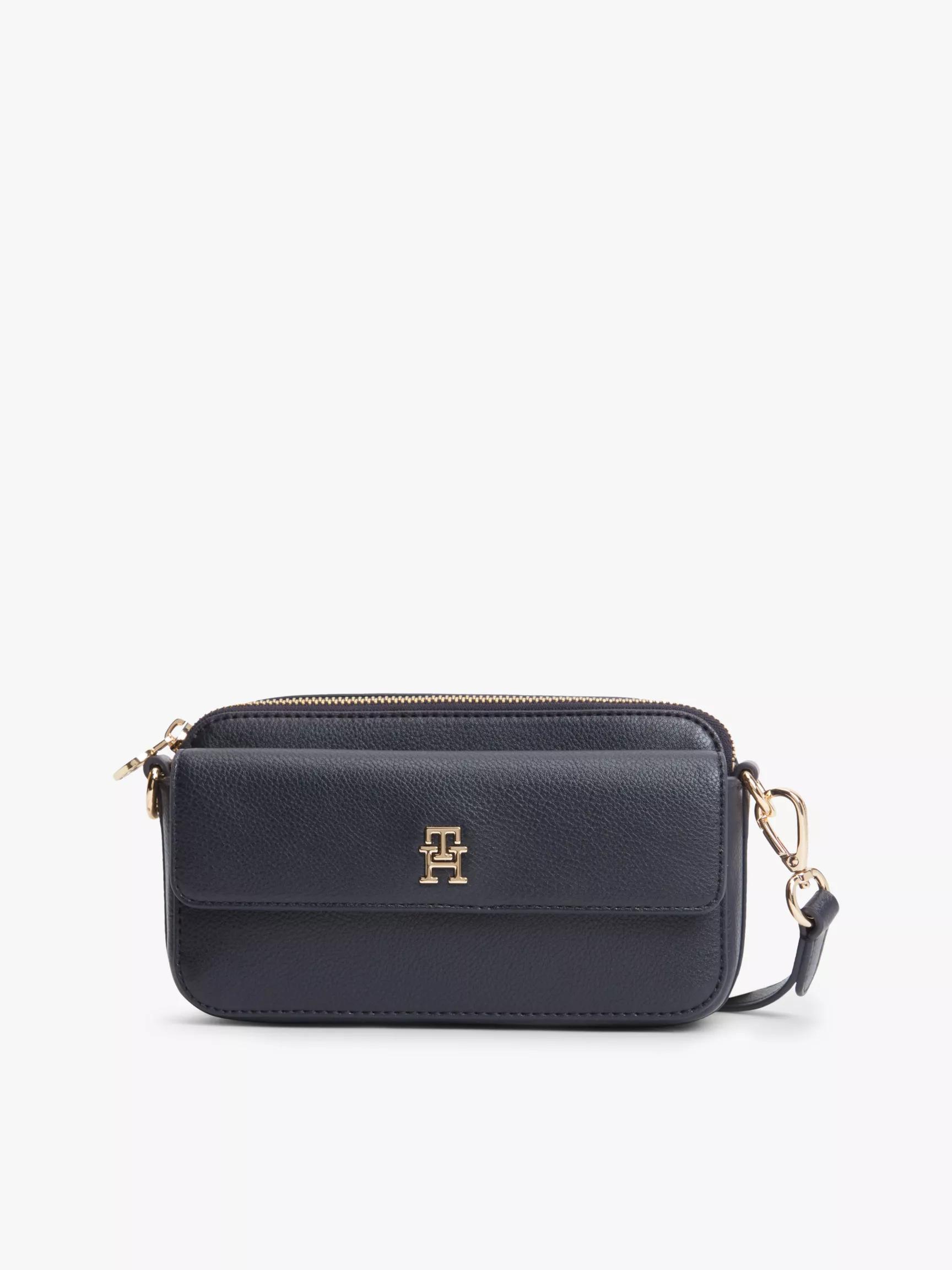 Monogram Pebbled Crossbody Bag by TOMMY HILFIGER