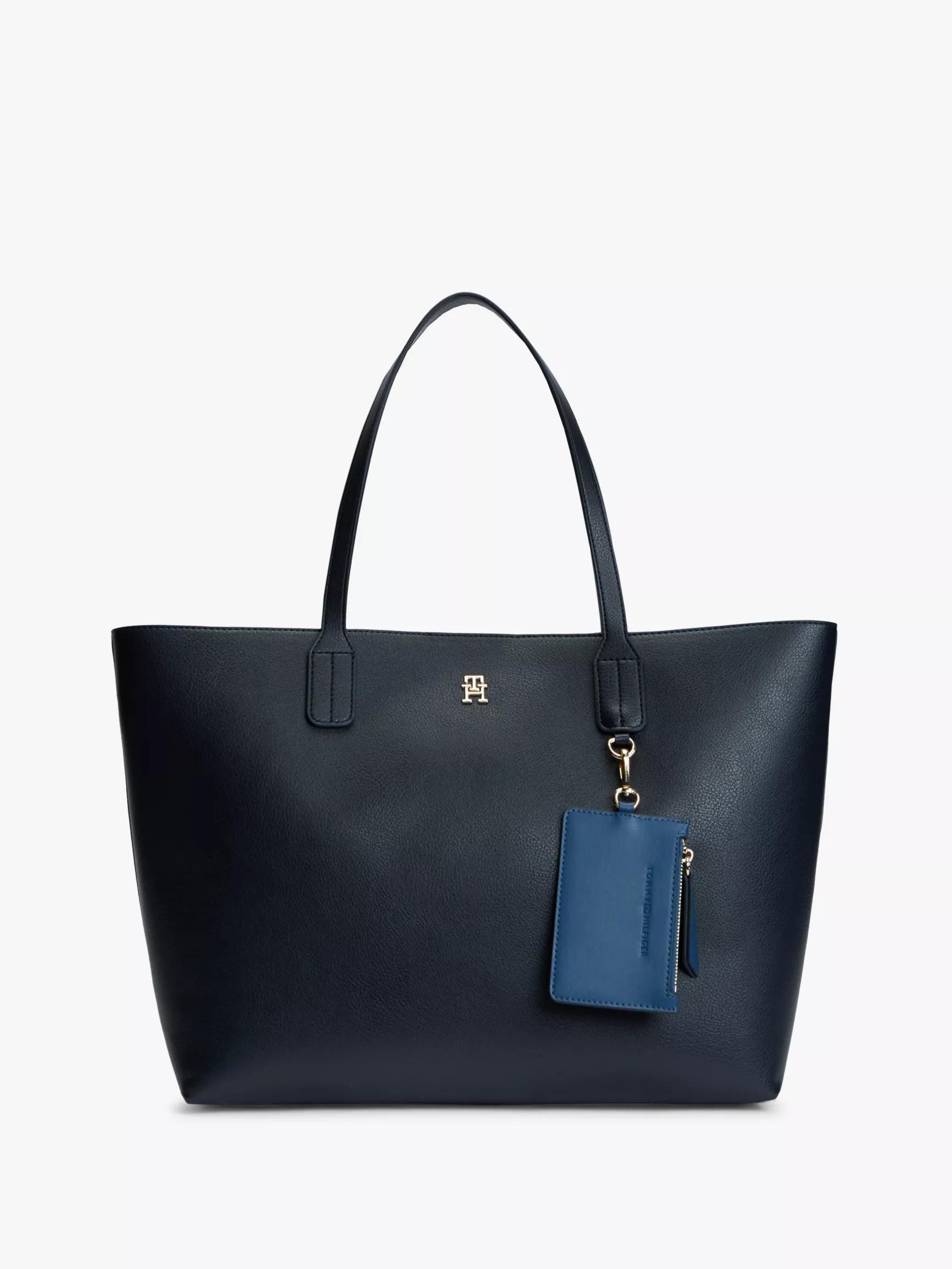 Monogram Pebbled Tote Bag by TOMMY HILFIGER
