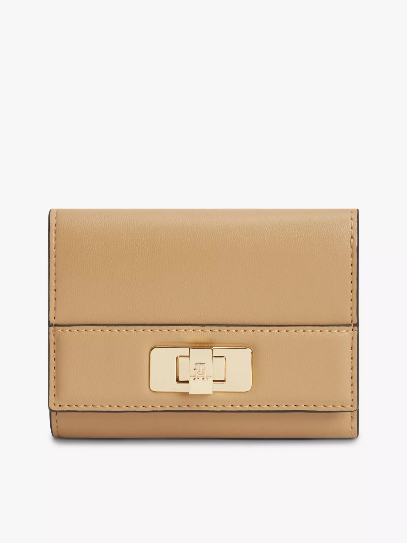 Monogram Turnlock Trifold Wallet by TOMMY HILFIGER