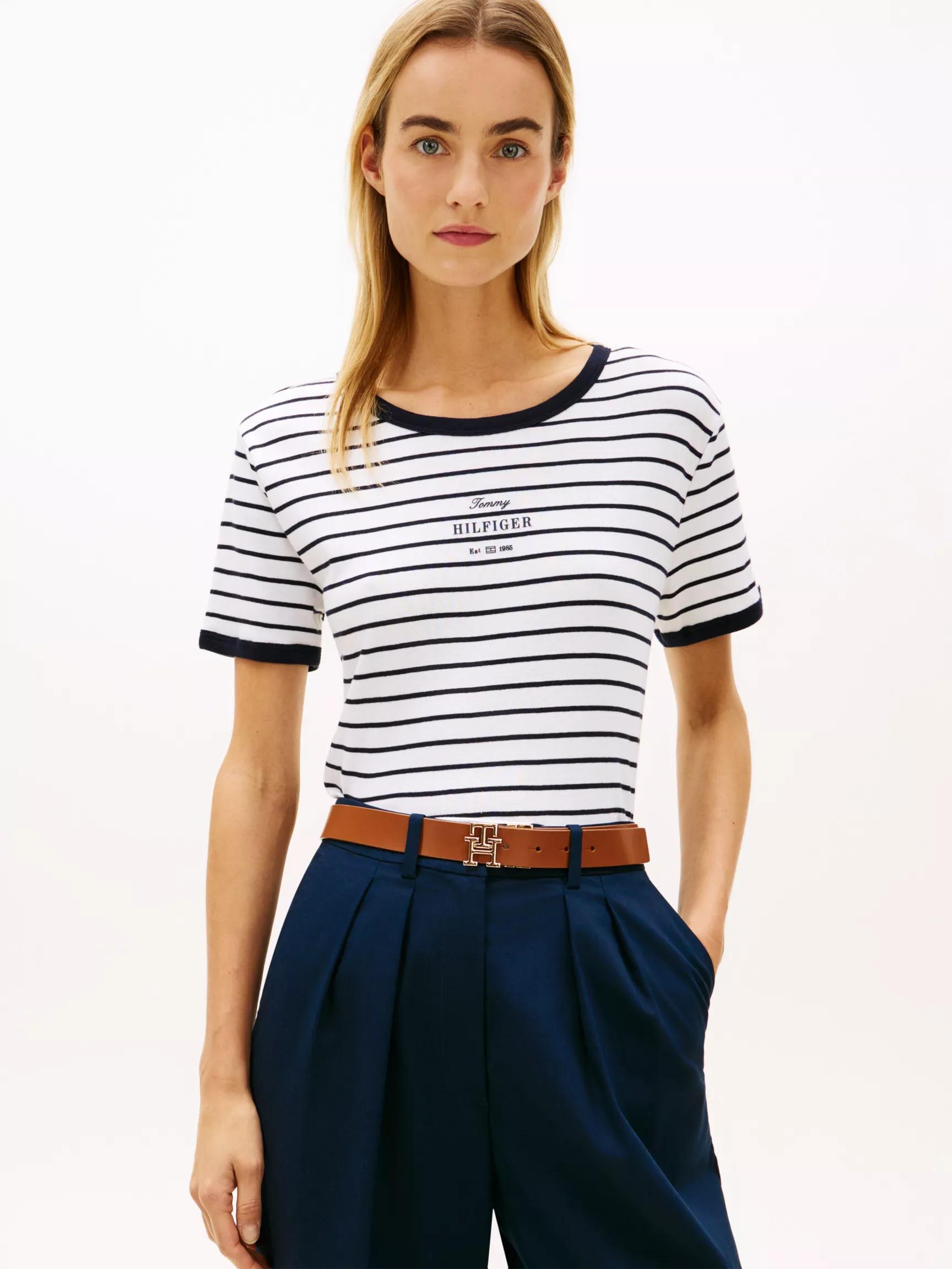 Monotype Logo Ringer T-Shirt by TOMMY HILFIGER