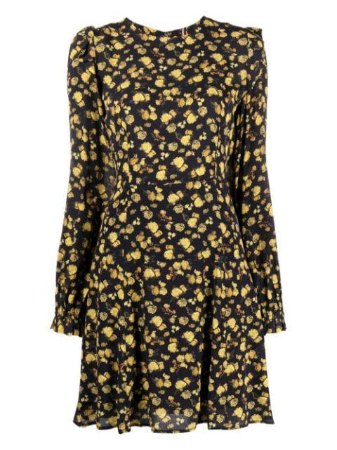Moss crepe rose short dress by TOMMY HILFIGER