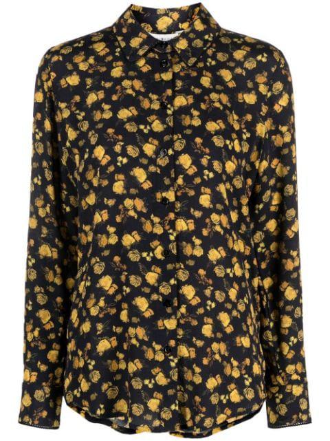 Moss regular crepe rose shirt by TOMMY HILFIGER