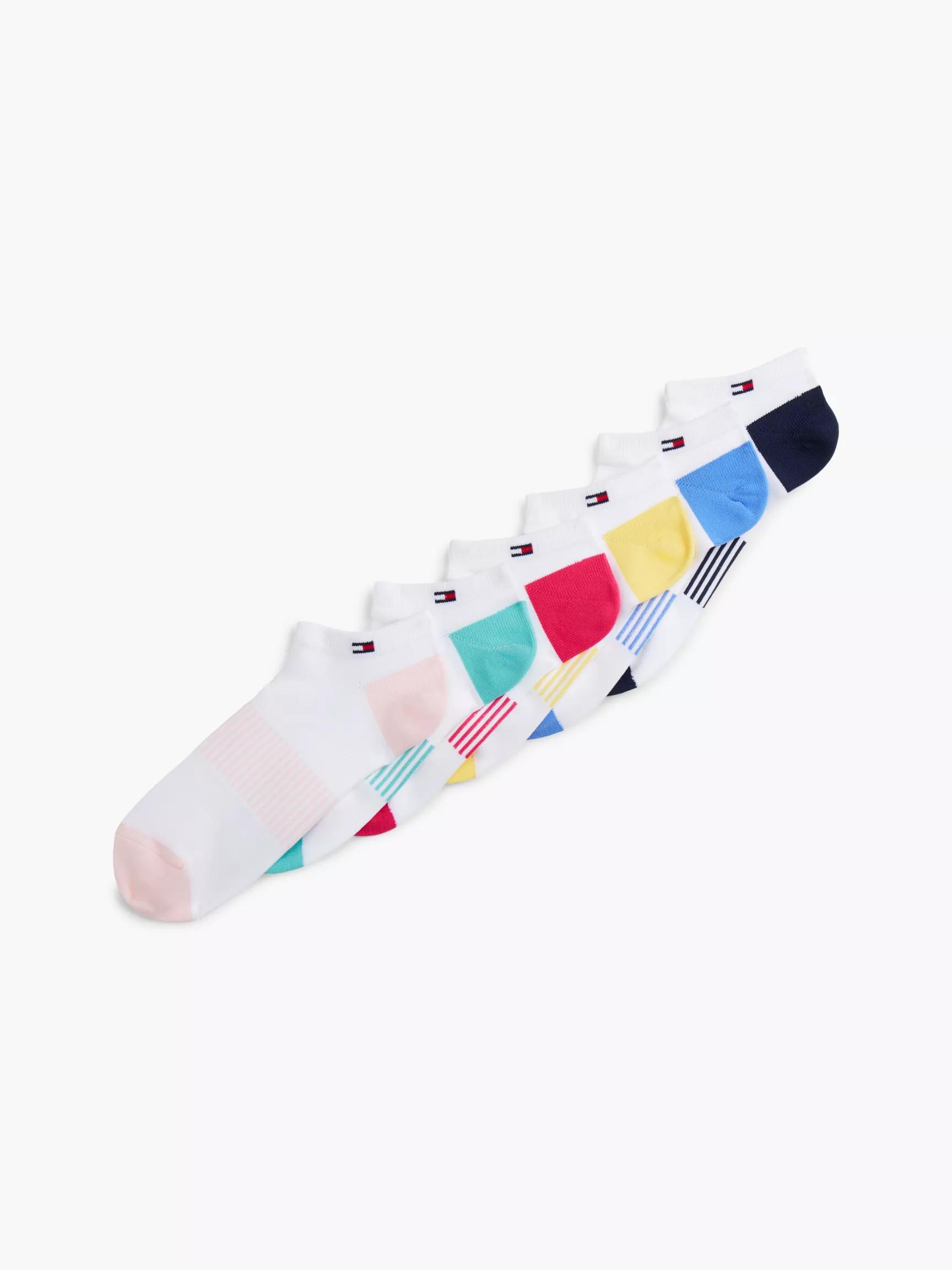 Multicolor Sport Ankle Sock 6-Pack by TOMMY HILFIGER