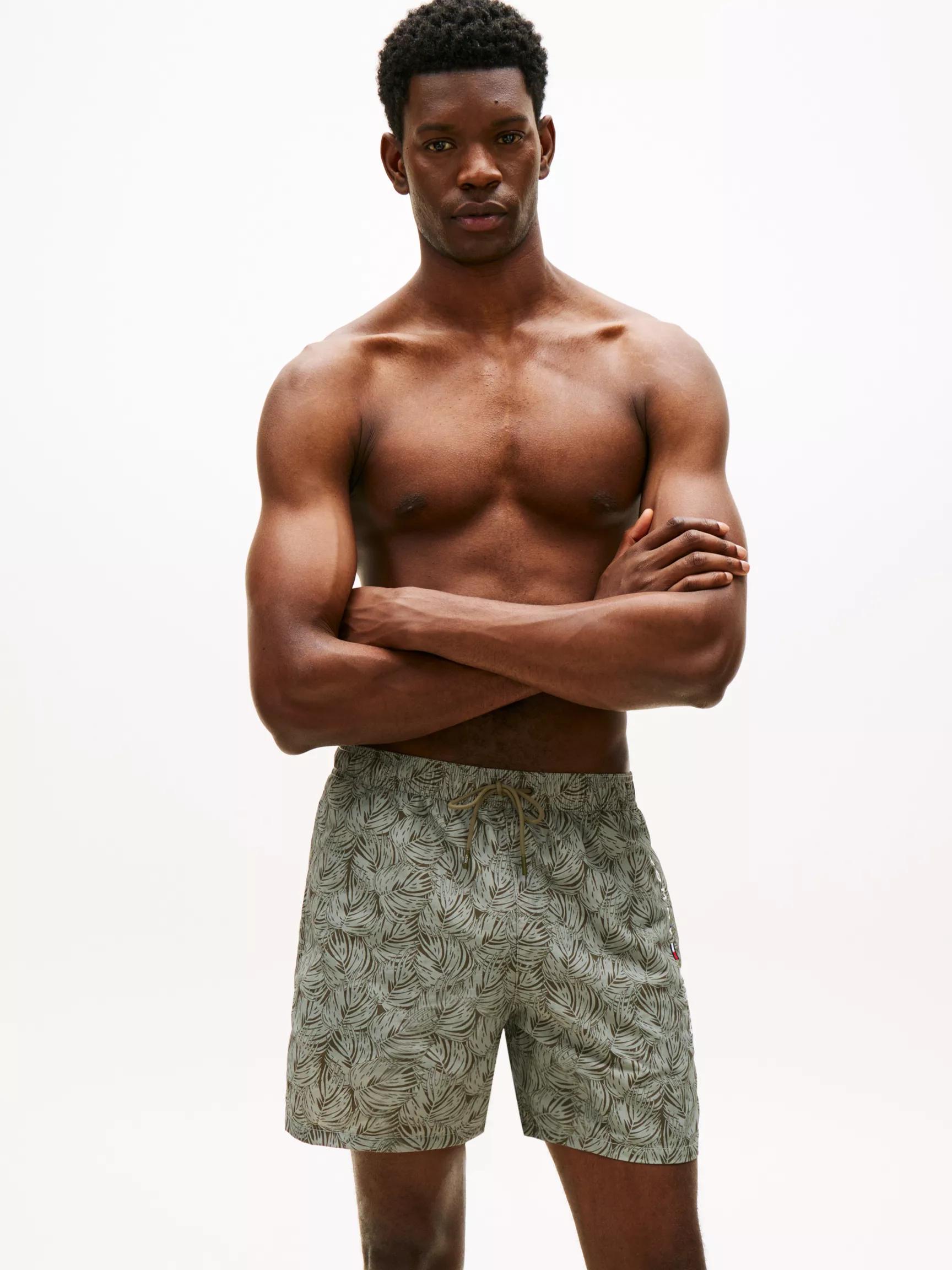 Palm Leaf Print 7" Swim Trunk by TOMMY HILFIGER