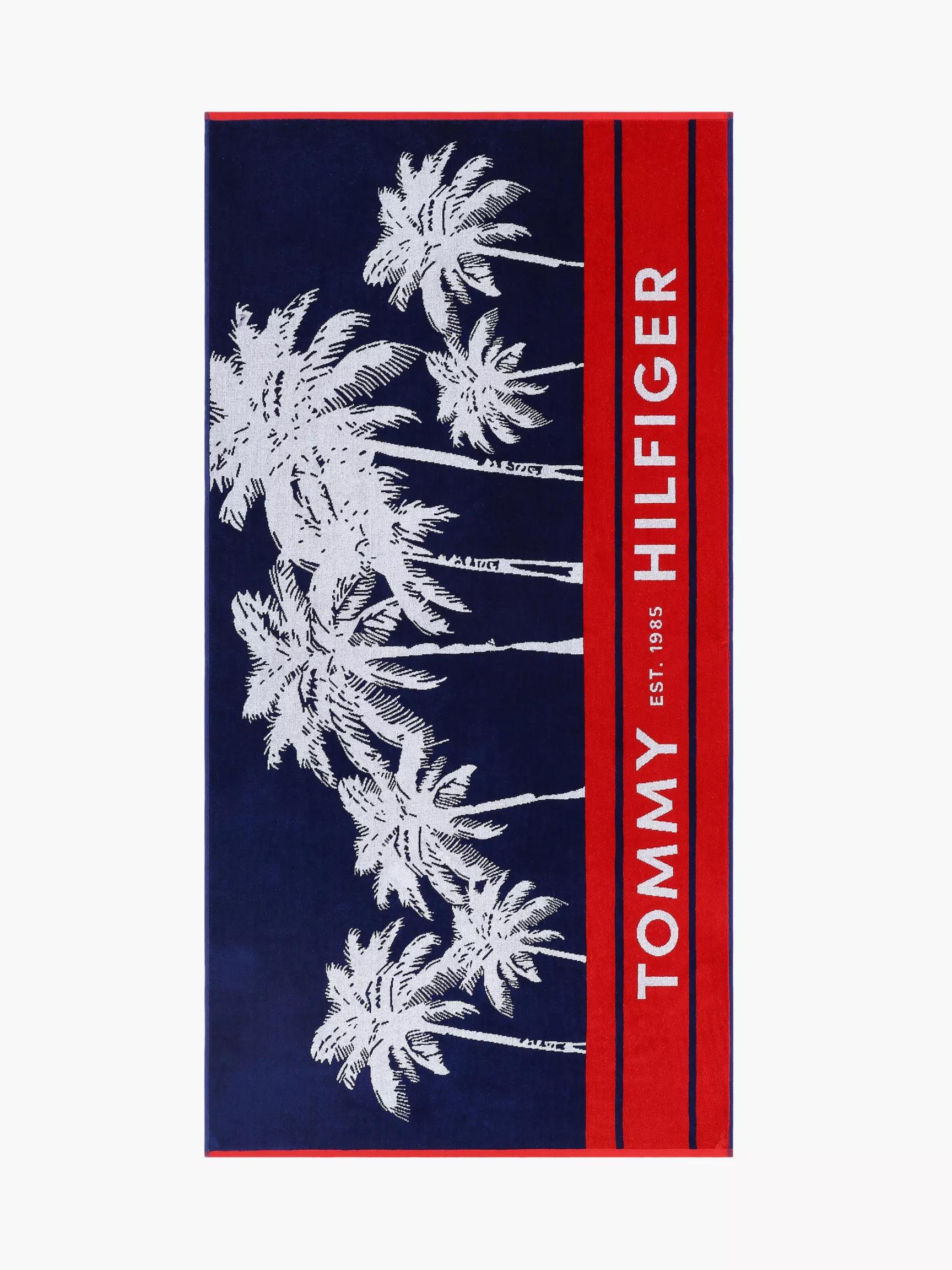 Palm Tree Logo Beach Towel by TOMMY HILFIGER
