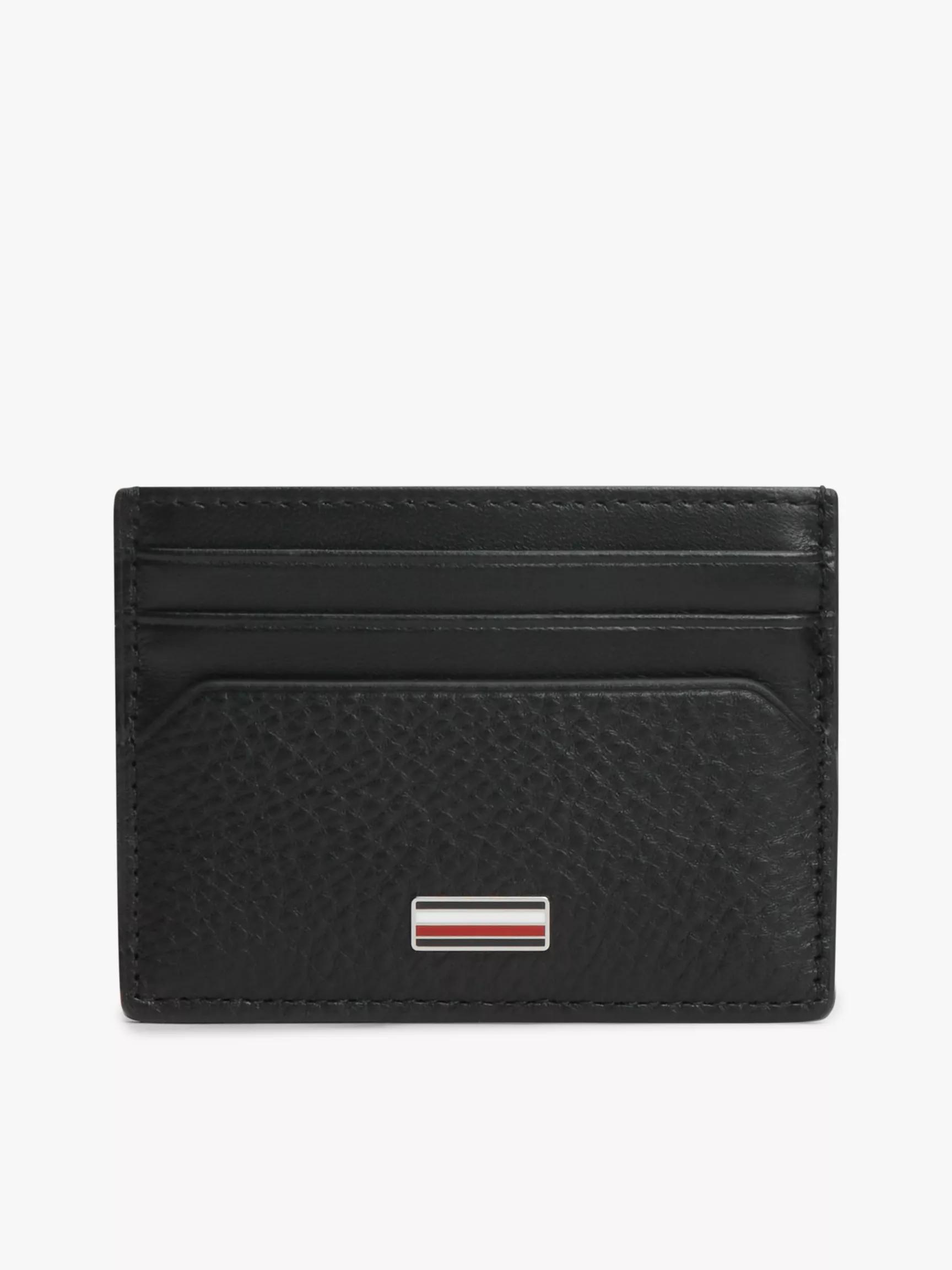 Pebbled Leather Card Holder by TOMMY HILFIGER