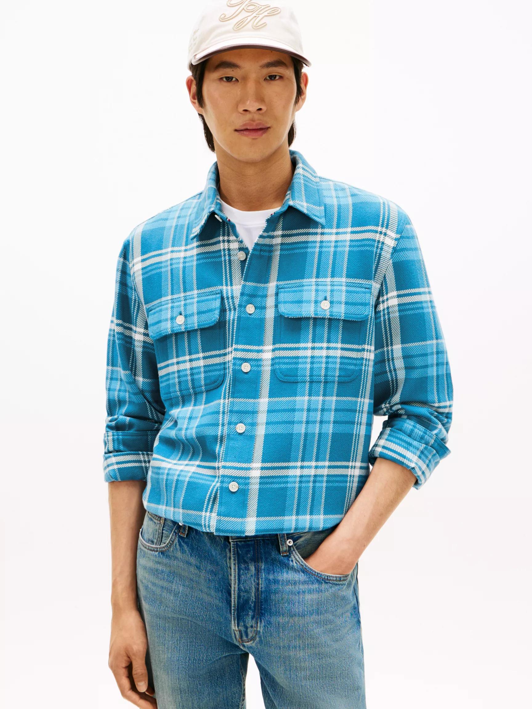 Plaid Brushed Heavyweight Flannel Shirt by TOMMY HILFIGER