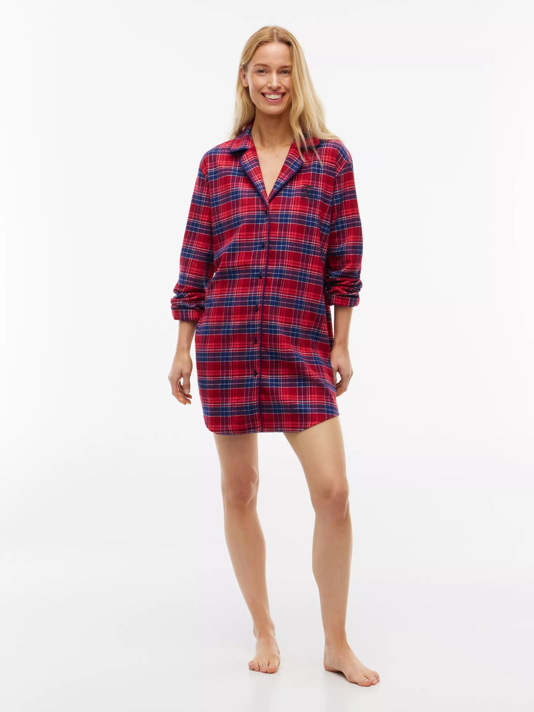 Plaid Flannel Sleep Dress by TOMMY HILFIGER