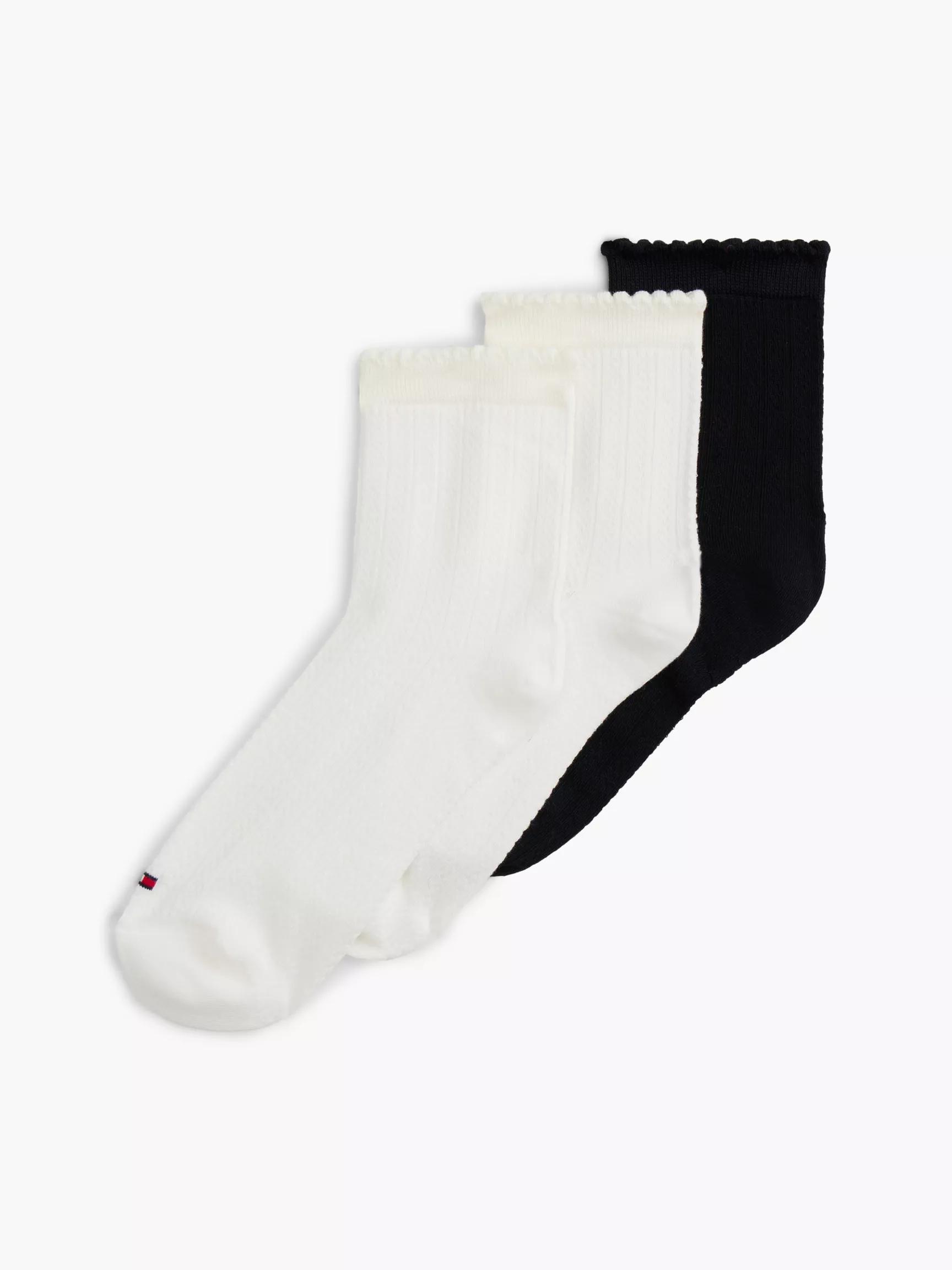 Pointelle Mini Trouser Sock 3-Pack by TOMMY HILFIGER