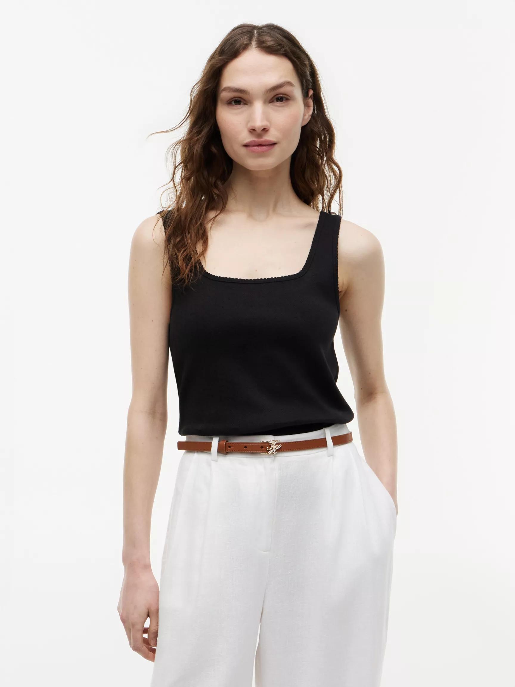 Pointelle Tank Top by TOMMY HILFIGER