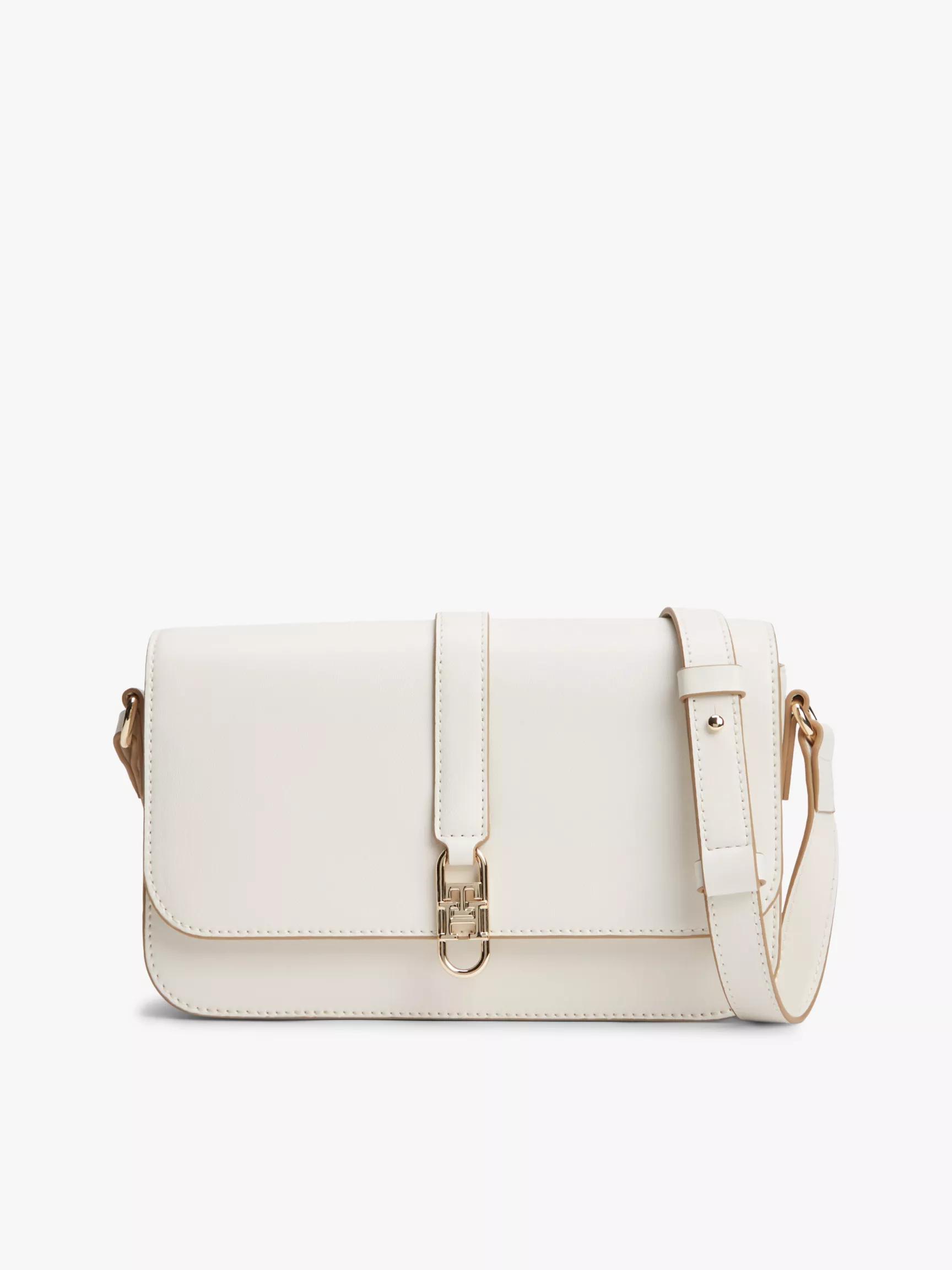 Polished Monogram Flap Crossbody Bag by TOMMY HILFIGER