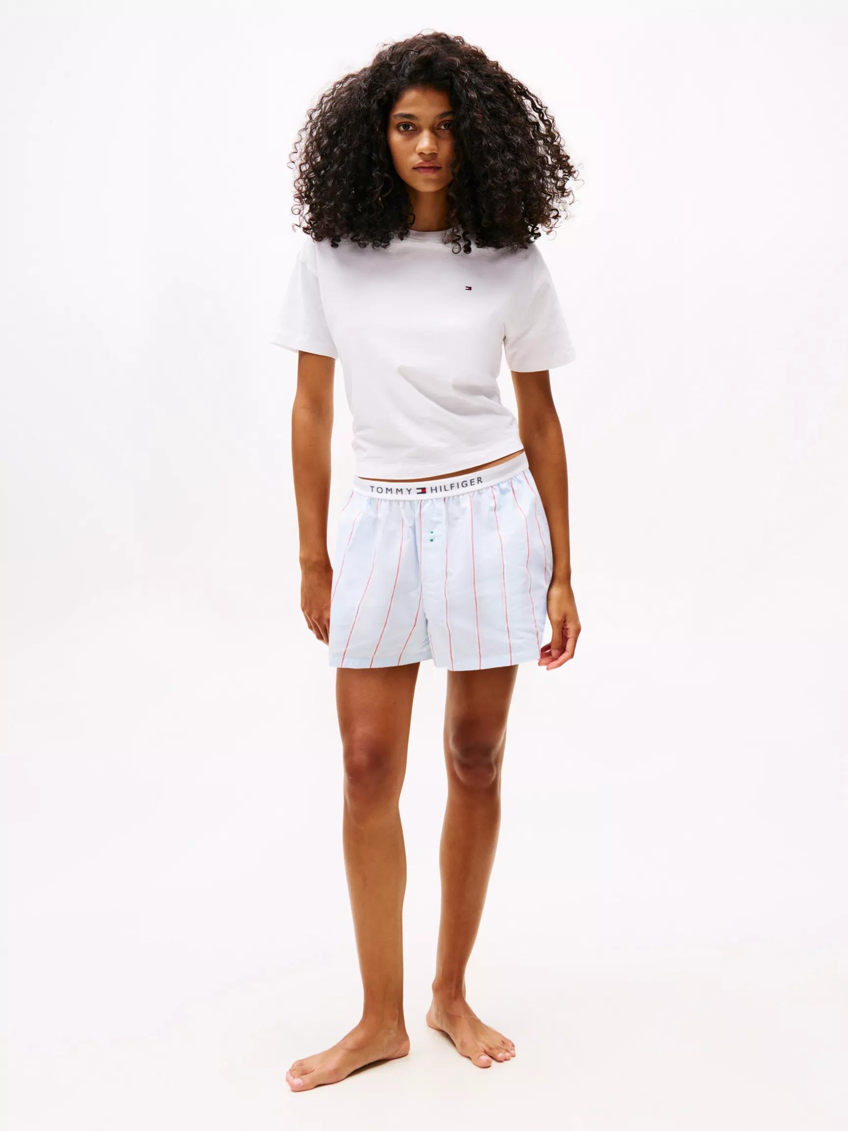 Poplin Stripe Sleep Short by TOMMY HILFIGER