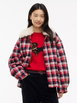 Quilted Check Barn Jacket by TOMMY HILFIGER Quilted Check Barn Jacket by TOMMY HILFIGER