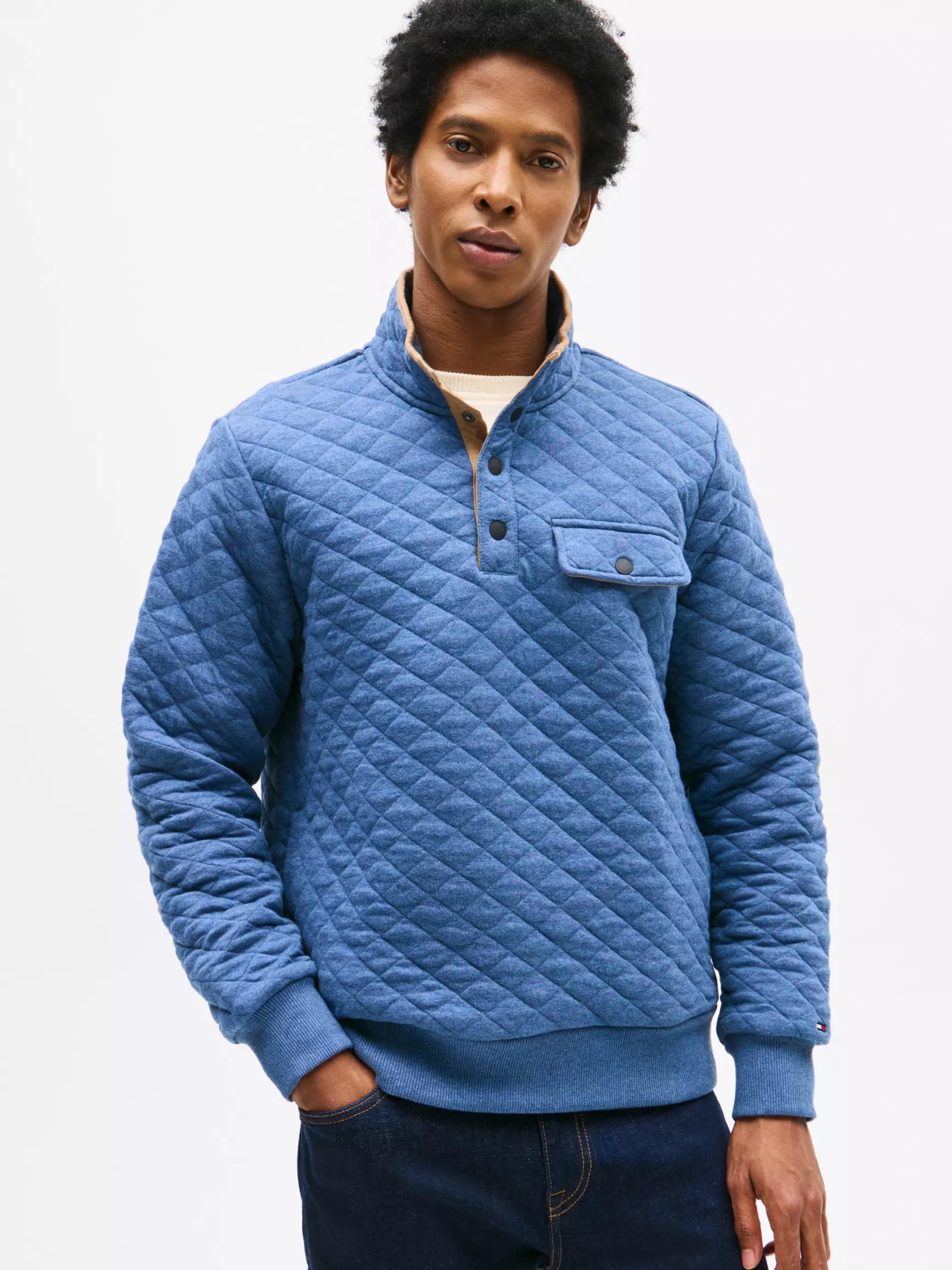 Quilted Quarter-Snap Sweatshirt by TOMMY HILFIGER