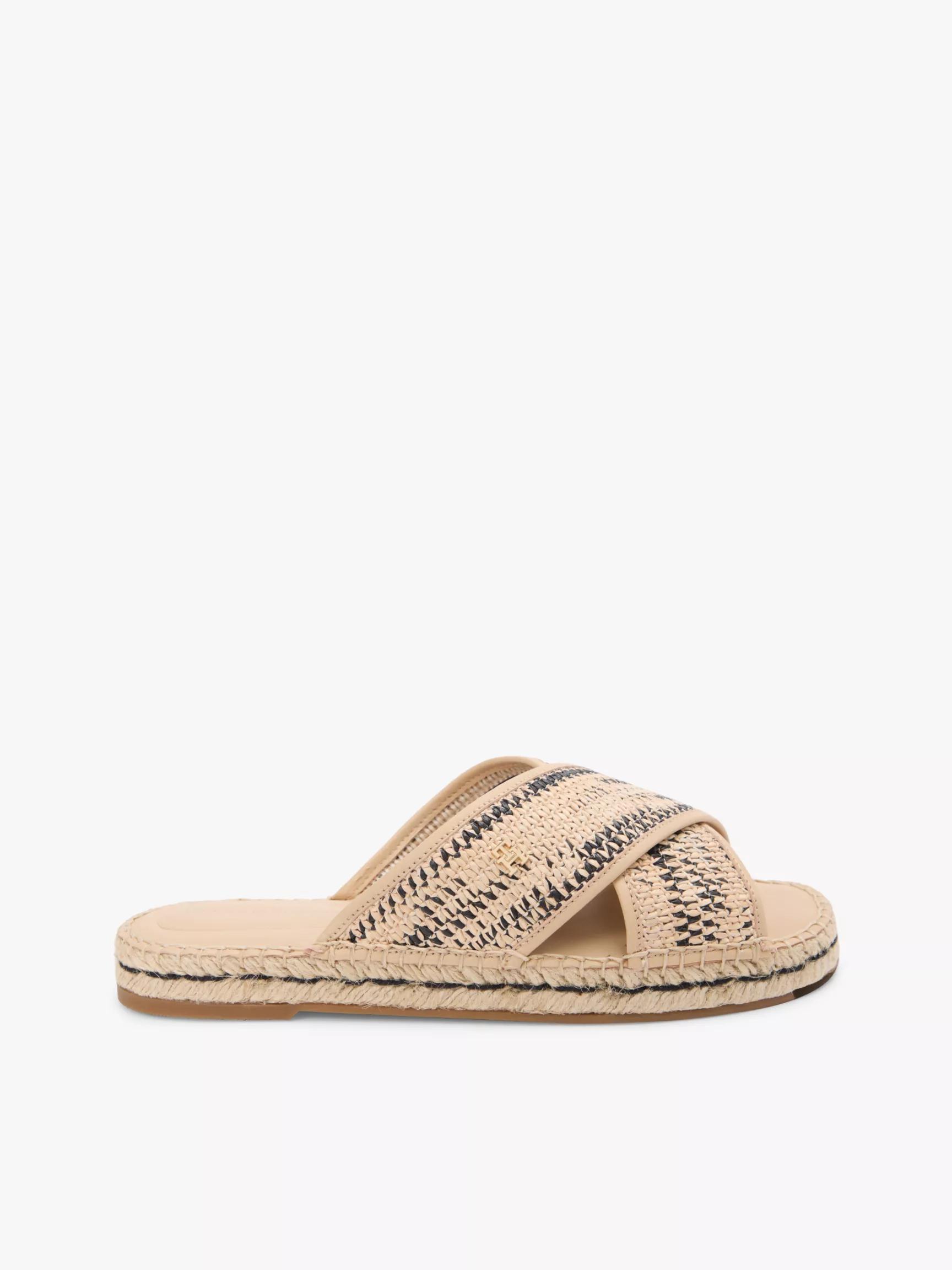 Raffia Espadrille Slide Sandal by TOMMY HILFIGER